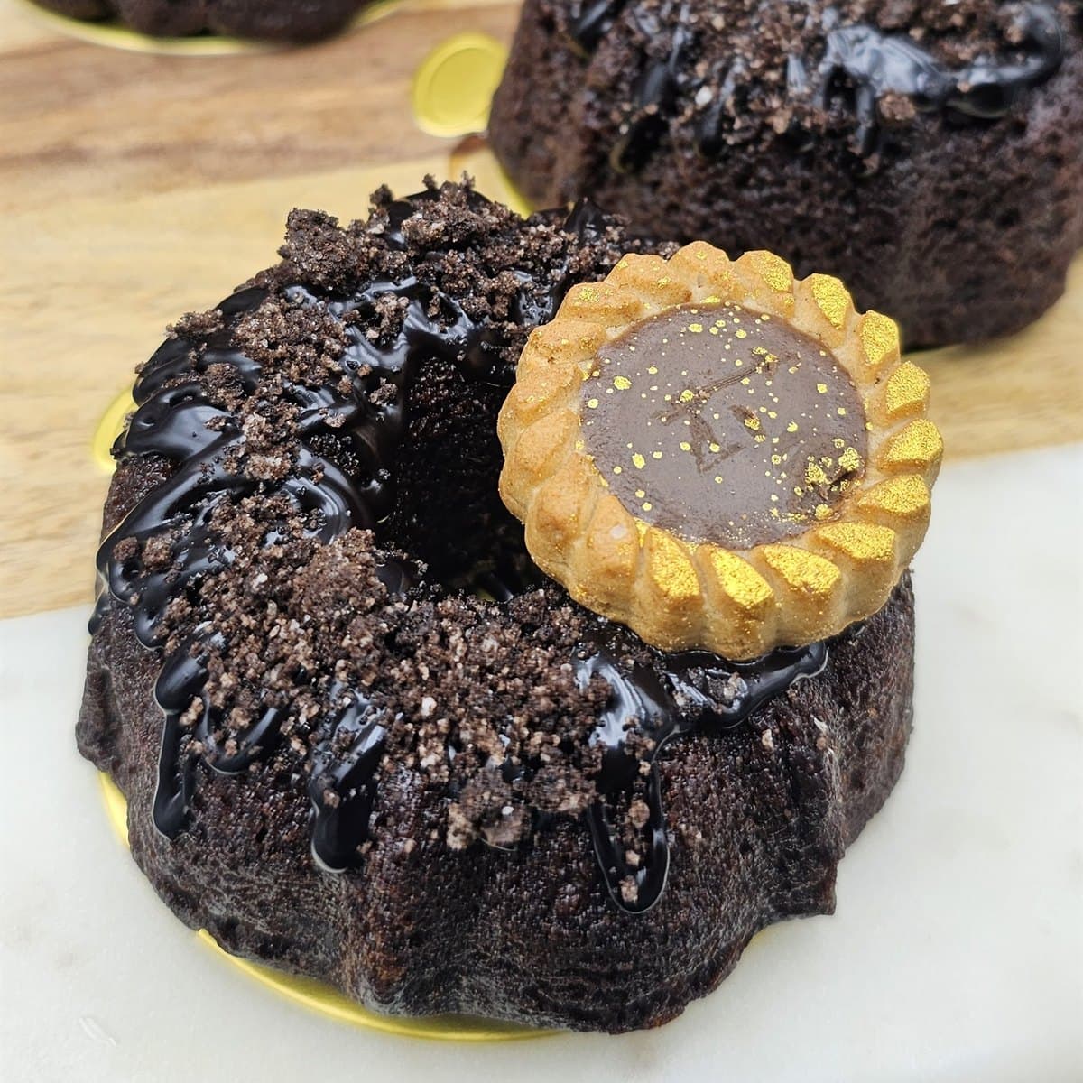 Chocolate Crunch Bundt Cake