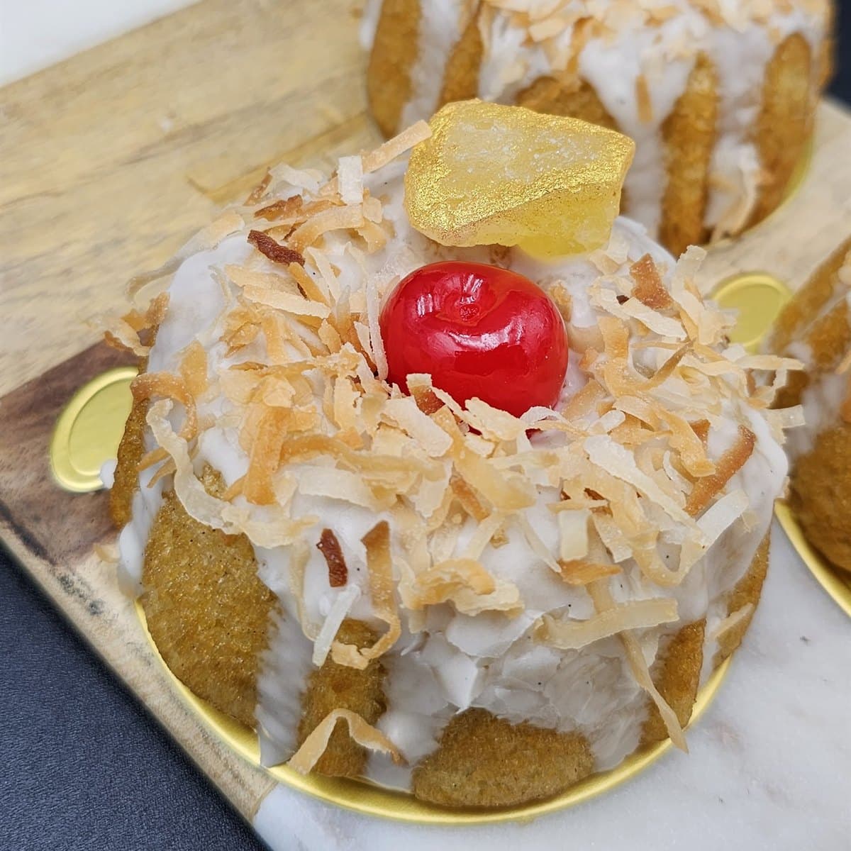 Piña Colada Bundt Cake